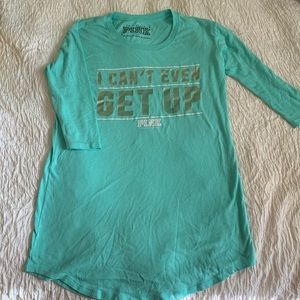 Victoria’s Secret Pink Blue Long Sleeve Nightgown!